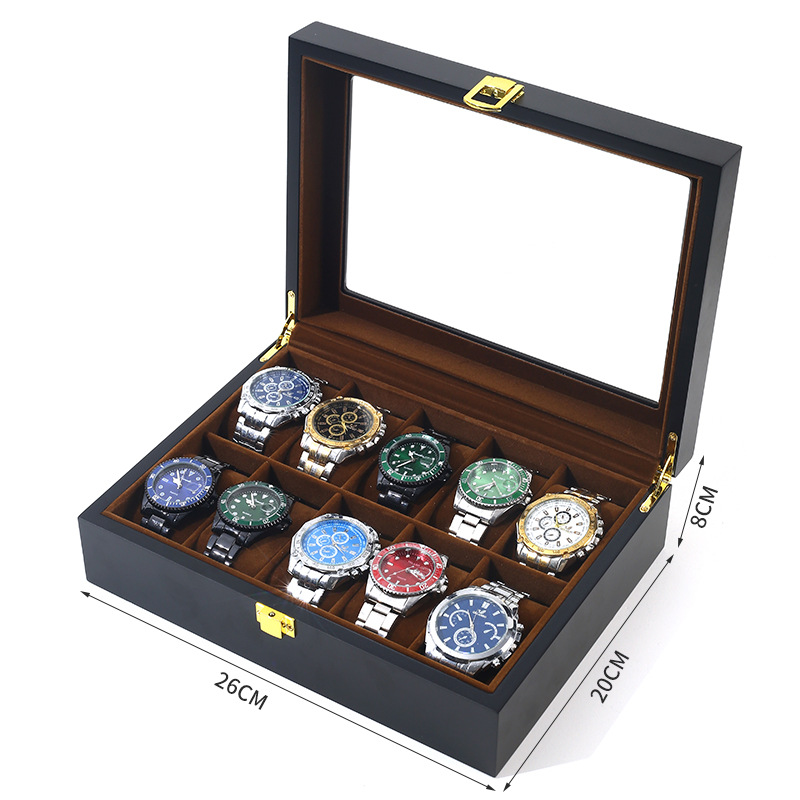 Jewelry Box That Holds Watches - 6/10/12 Roosters Luxe Handgemaakte Houten Horloge