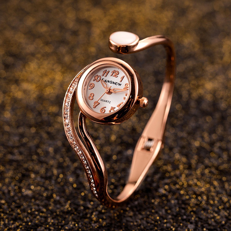 Jewelry Diamond Watches - Creatieve Mode Vrouwen Jurk Horloge Kleine