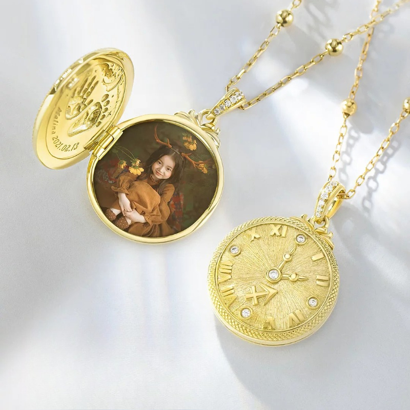 Jewelry Box That Holds Watches - sieraden/tijdschatkist/klokzakhorloge kan foto's bevatten, hanger 18k