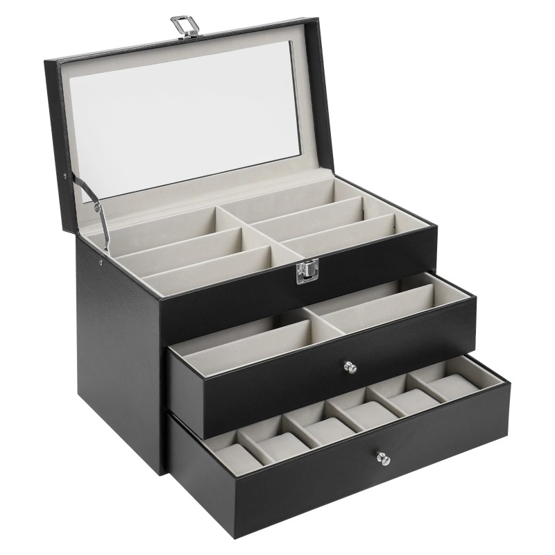 Jewelry Box That Holds Watches - Voor Hold Bril Horloges Sieraden Ringen