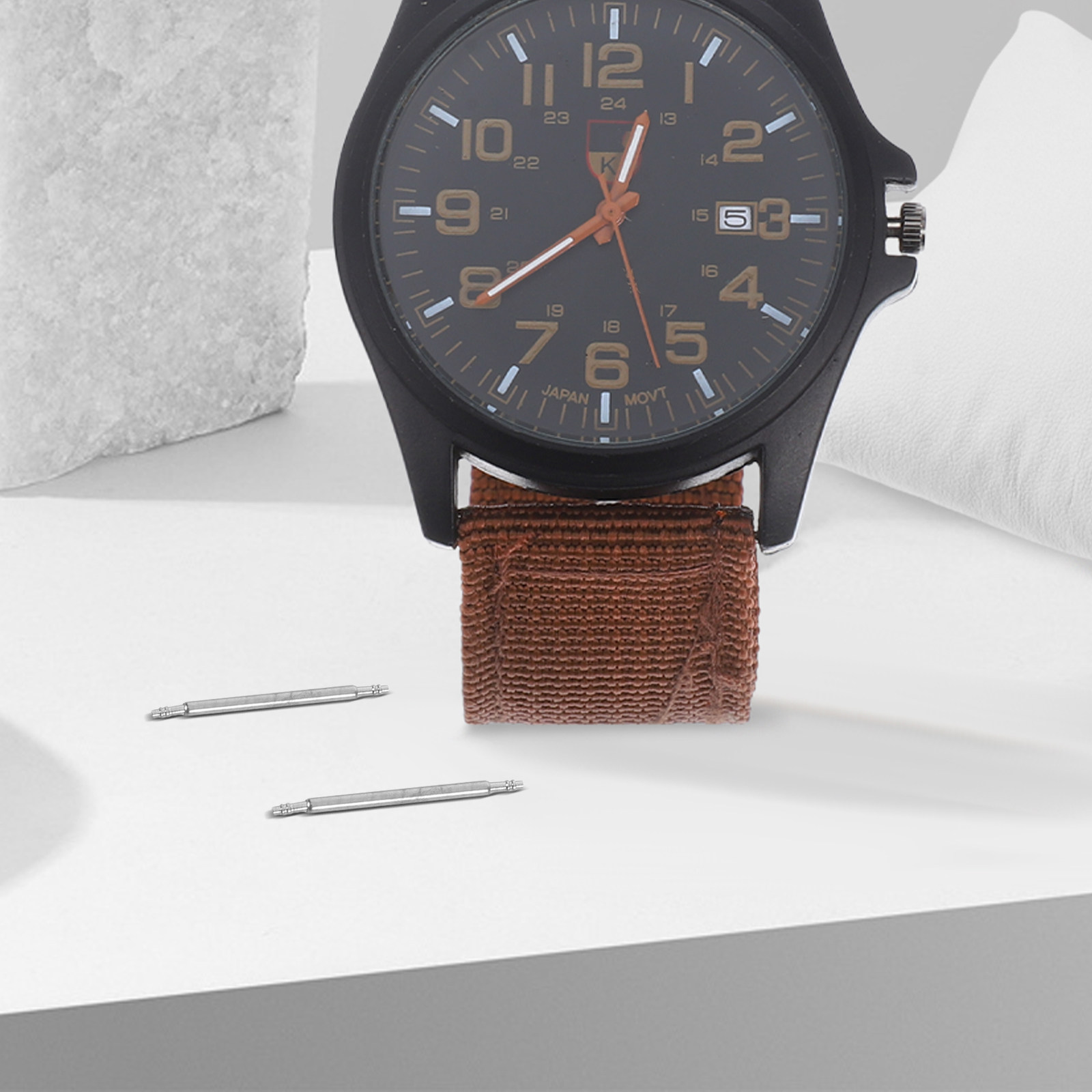 1 doos stalen veerstangpinnen  - Watch Strap Replacement recensie en prijs