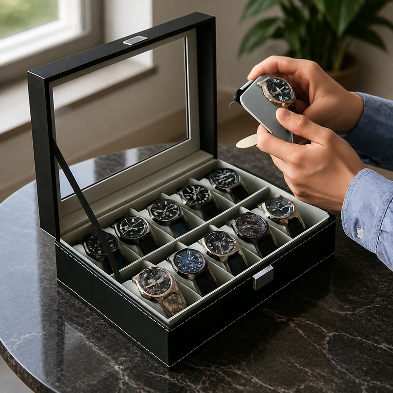 PU Lederen Sieraden- en Horlog - Jewelry Box That Holds Watches recensie en prijs