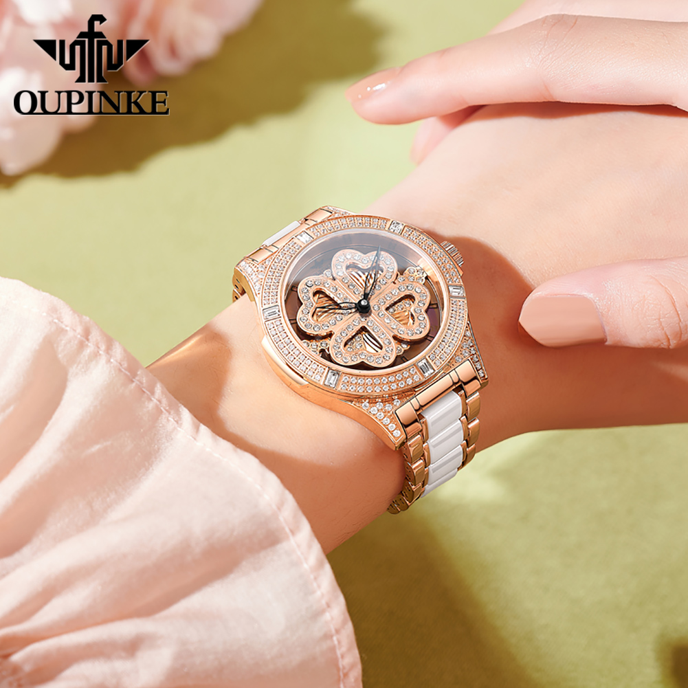 OUPINKE Dameshorloge Diamanten - Jewelry Diamond Watches recensie en prijs