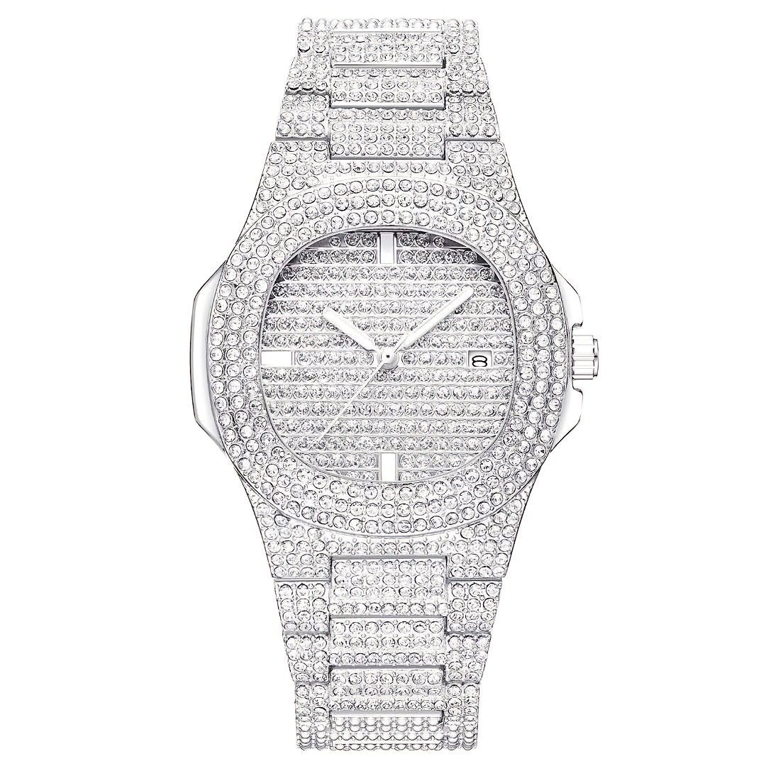 1 Stuk Populaire Hiphop Volled - Jewelry Diamond Watches recensie en prijs